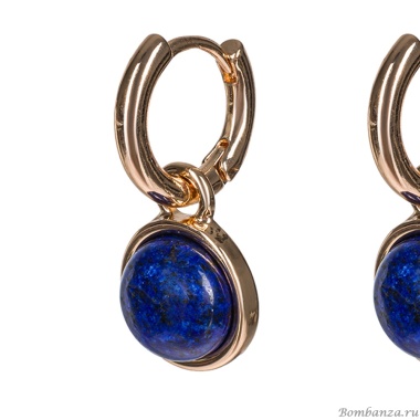 Серьги Fiore Luna, NATURAL LAPIS